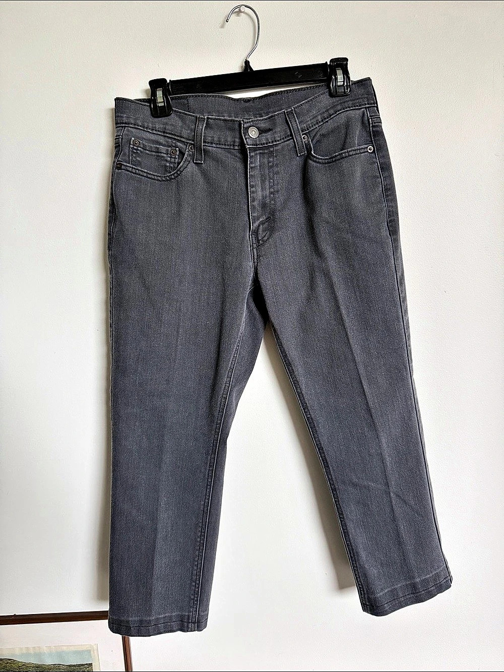 Levi's 541 Athletic Taper Jeans Gray Straight Leg Jeans